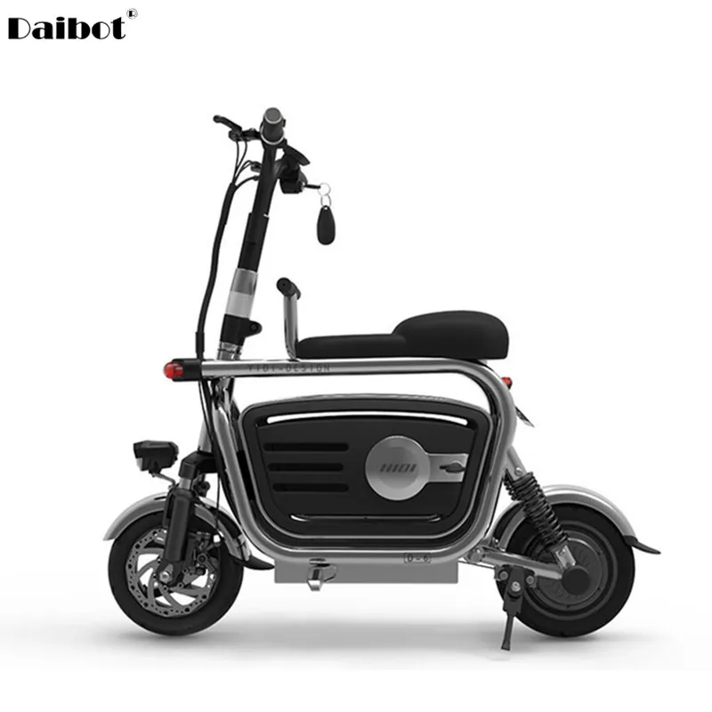 Parent-Child Electric Scooter Foldable Electric Bike 400W 48V With Usb Charging Port 2 Wheels Mobility Scooter Adults Range 80km