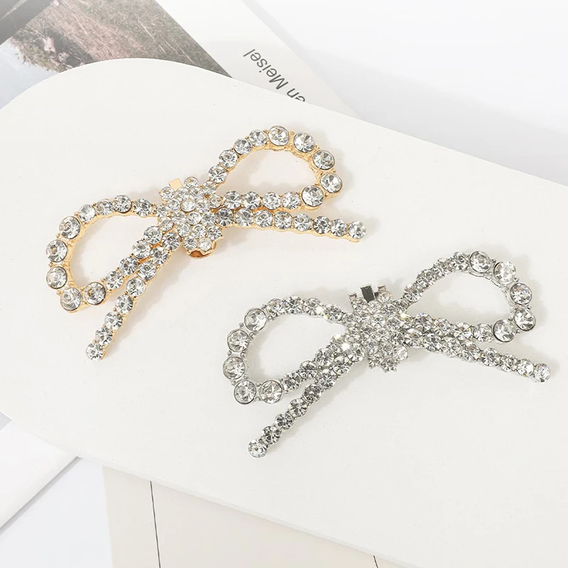 1Pcs DIY Detachable Wedding Shoes High Heel Shoe Accessories Women Shoe Floral Buckle Shoe Clip Alloy Rhinestone Versatile Upper