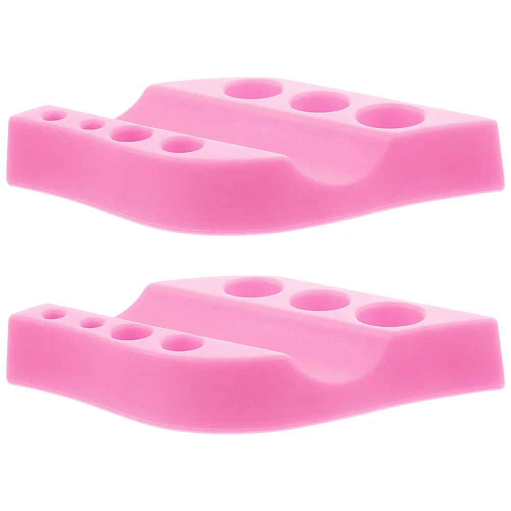 

2 Pcs Coloring Cup Holder Silicone Tattoo Pen Stand Ink Tool Consumables Portable Silica Gel Cups for Tattooing