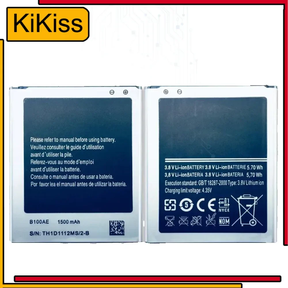 B100AE 1500Mah Battery For Samsung Galaxy Ace 3 4 S7898 S7278 S7272 S7568i I679 S7270 S7262 I699i G313H G318h