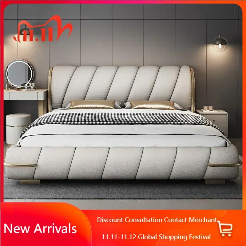 Organizer Complete Double Bedroom Furniture 180x200cm Luxury Base Beds And Frames King Size Bed Frames With Head Board Modern