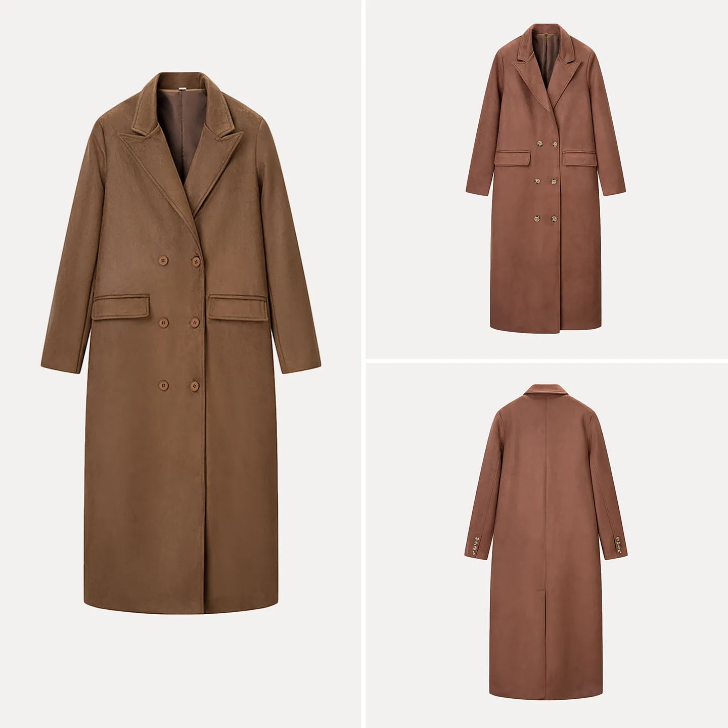 

Модное свободное пальто с отложным воротником, женская верхняя одежда, ветровка с длинными рукавами, из других материалов, осенняя новинка