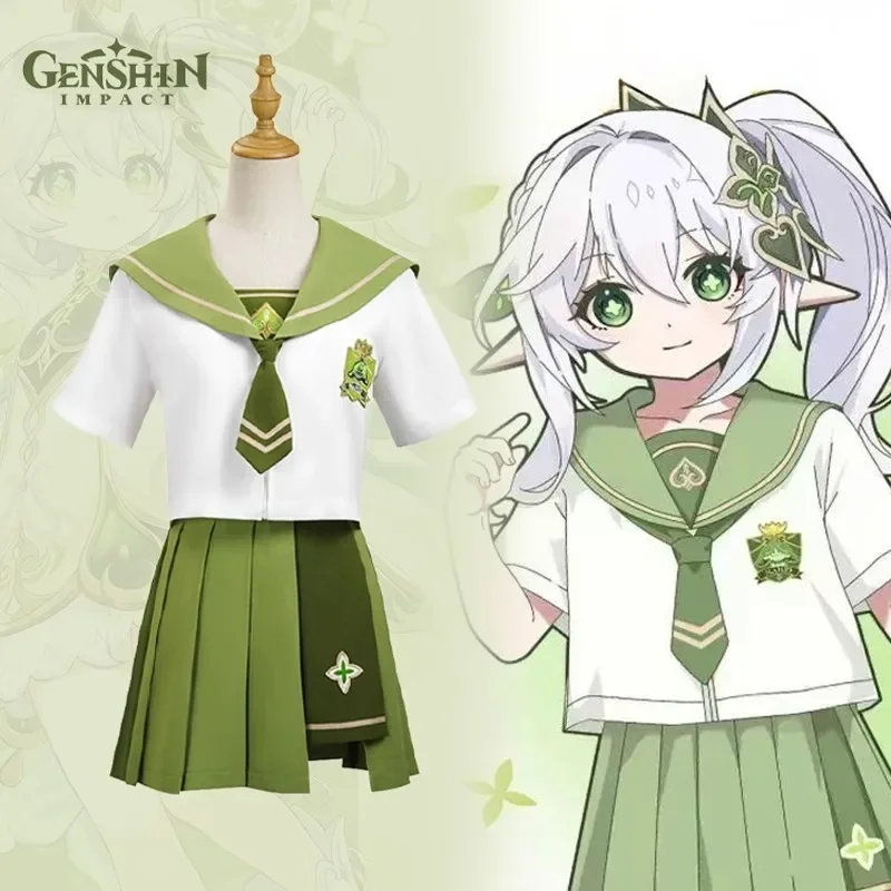 

Costume de marin périphérique de jeu Naxida doujin, costume de cosplay dérivé de dieu herbe, uniforme JK, costume d'étudiant