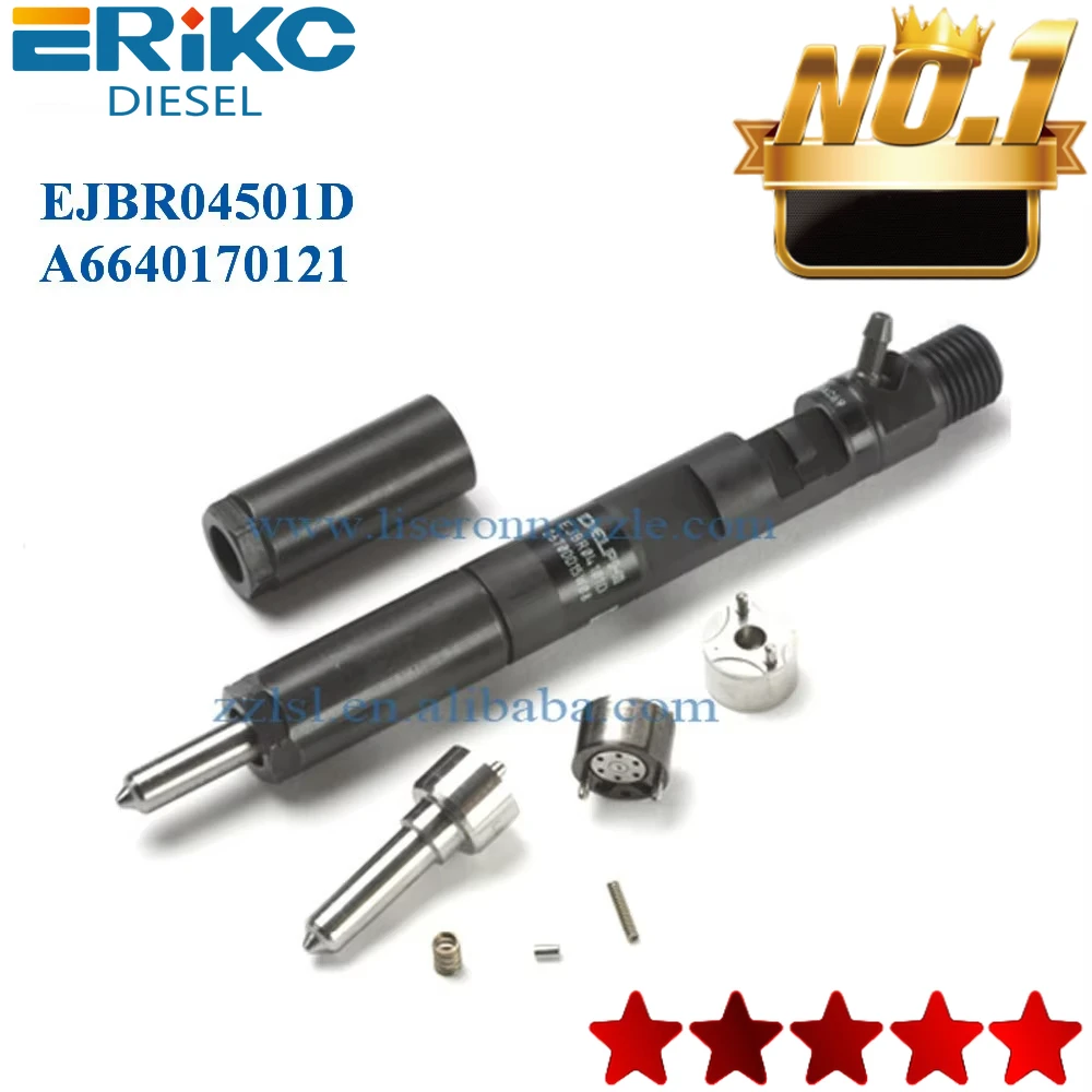 

ERIKC Injector EJBR04501D Diesel CR Injector assy A6640170121 for Ssangyong Kyron Actyon 200 2.0L Xdi MPV 4WD (141bhp) EURO 4