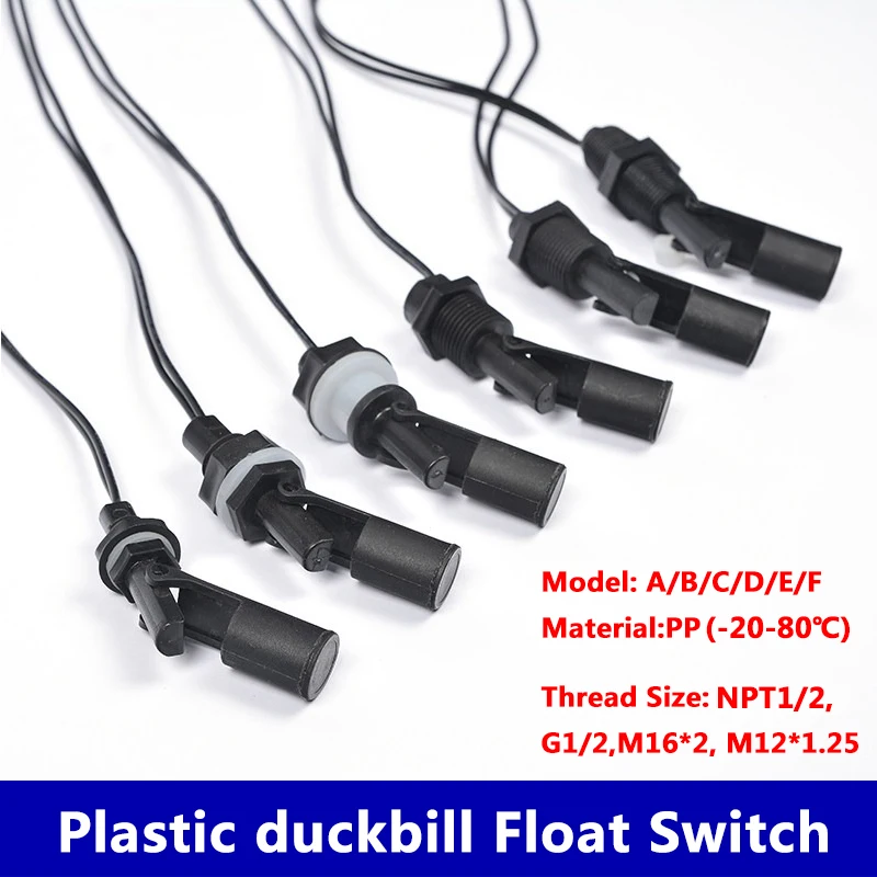 Schwimmerschalter zur Seitenmontage 0-110V 220V Entenschnabeltyp Automatischer Flüssigkeitsstandsensor zur Wassertanksteuerung – Detail 3