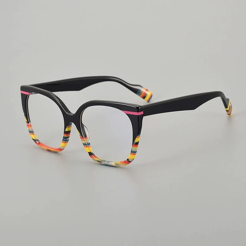 Belight البصرية كبيرة الحجم الجمع بين النظارات الملونة خلات إطار مشهد الرجال النساء النظارات 250