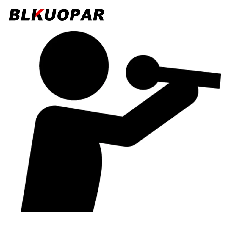 BLKUOPAR لملصقات السيارات الفنية الغناء مقاومة للماء شارات مضحكة إبداعية شخصية ثلاجة دراجة نارية ديكور ملصق السيارة