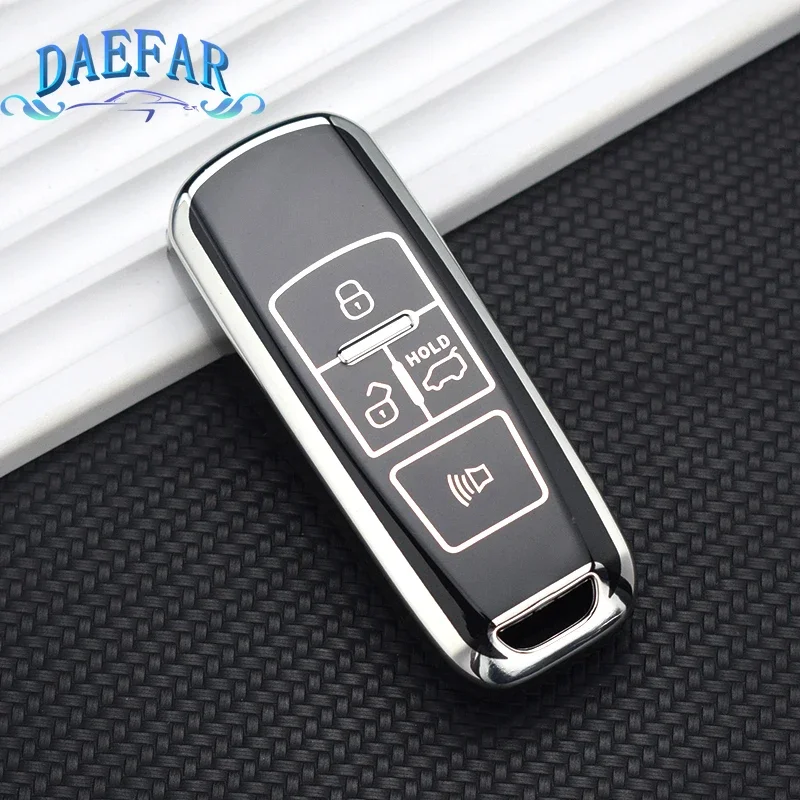 For Proton Saga MC 2 Persona Iriz Sarung Kunci TPU Car Remote Key Cover Case Shell Fob Holder Protector Accessories