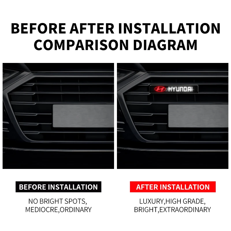 LED منتصف صافي كليب النهار تشغيل تحذير ضوء لشركة هيونداي I30 I20 IX35 I40 توكسون جيتز فيلوستر كونا إلنترا اكسسوارات السيارات #3