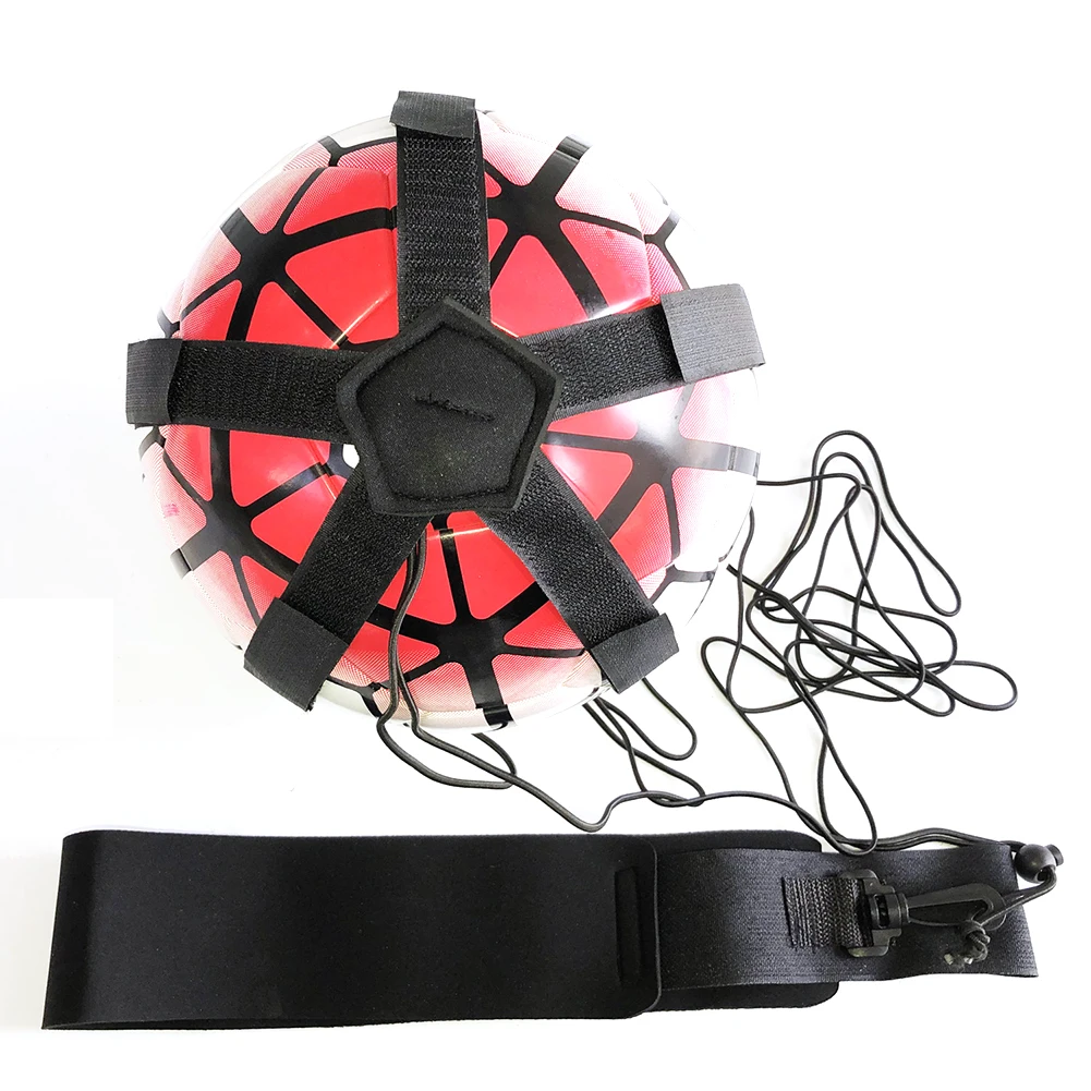 Football Ball Belt Adjustable Soccer Practice Trainer Fits Ball Size 3 4 5 Football Practice Belt for Juggling Kicking Practice