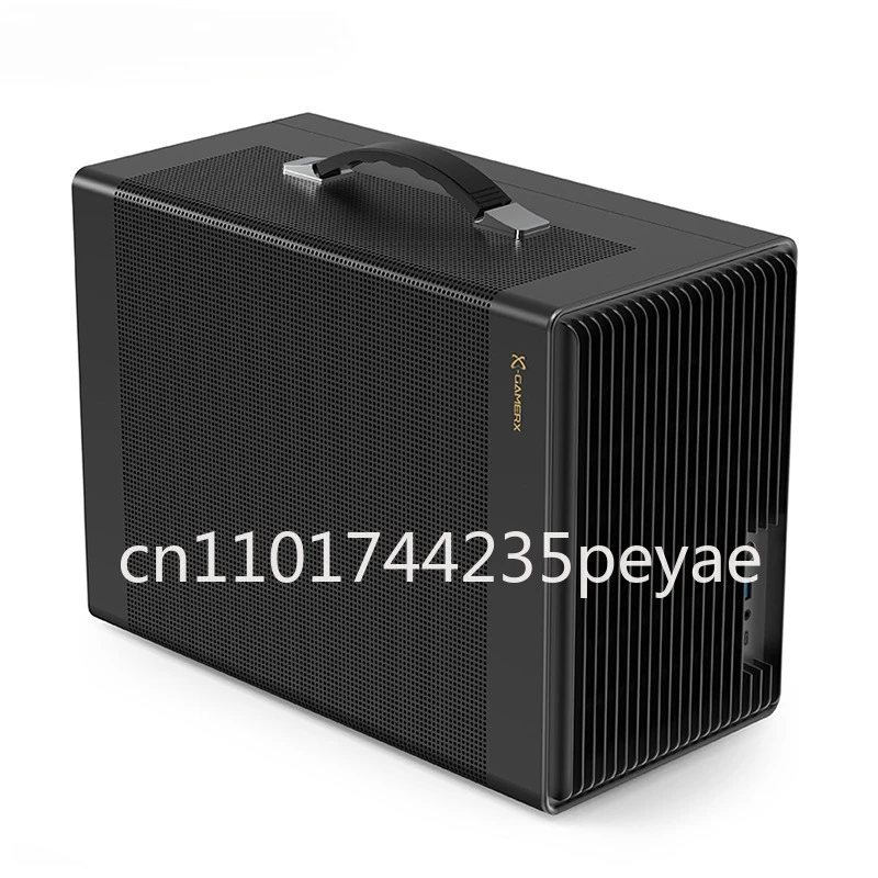 P40 Mesh Portable ITX Mini Gaming PC Case, Compact MATX Desktop Computer Chassis