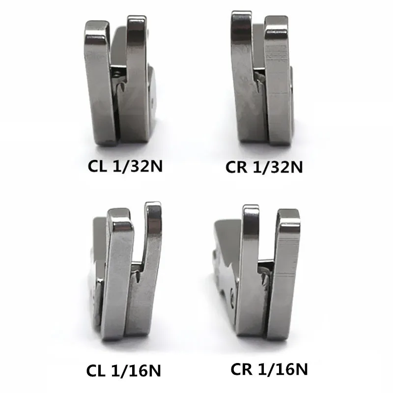 1 Pcs CR1/16N CR1/32N CL1/16N CL1/32N Industrial Sewing Machine Compensating Presser Foot Left/Right Edge Guide Presser Foot