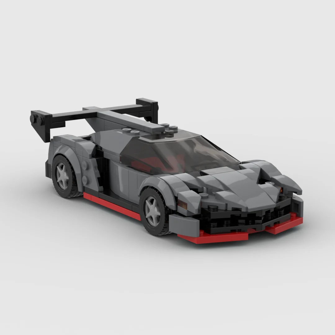 MOC Lambo Poison racing sports car Vehicle Speed Champion Racer Building Blocks Brick Creative Garage Toys for Boys Gifts