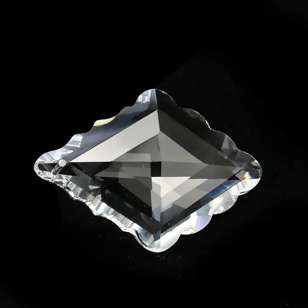 

75 мм прозрачный кристалл граненая подвесная призма Suncatcher люстра подвесное освещение свадебный занавес орнамент украшение дома