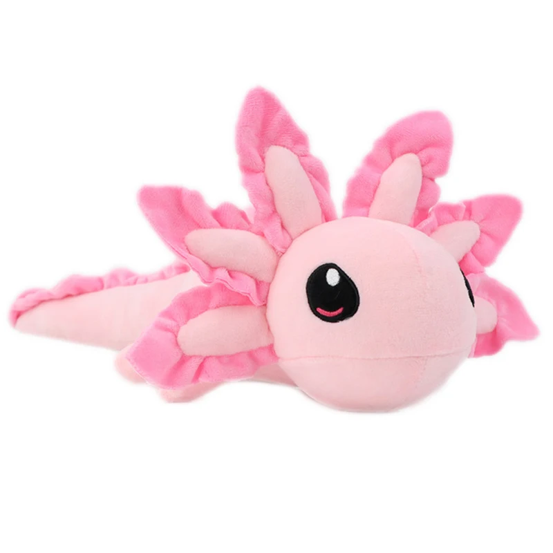 40/70cm Kawaii Axolotl Plush Toy Soft Stuffed Plushie Doll Cartoon Character Toys Kids Baby Chlidren Christmas Gift