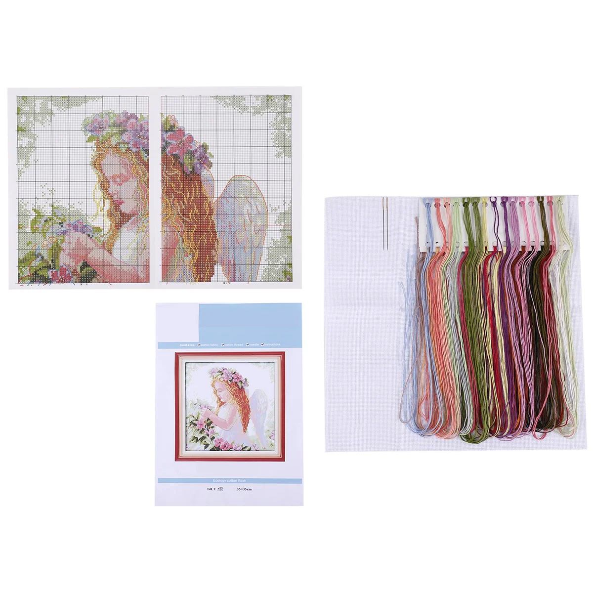 JUF-Crafts Flower Angel Kit 14CT