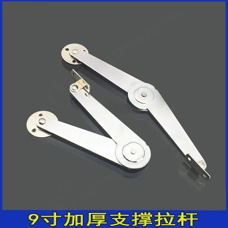 9 Inch Heavy Duty Cabinet Door Support Rod Folding Two Section Stay Hinge For Flip Down Cabinet Door