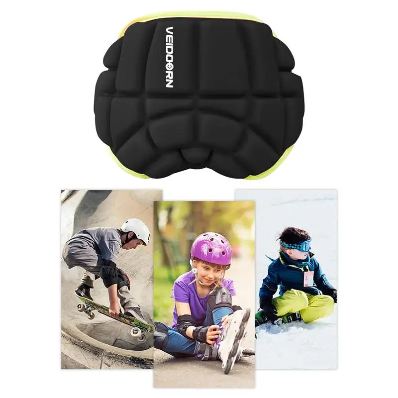 Kids Hip Pad Protector Kids Teens Hip Protector Pad Adjustable Kid Ski Hip Protection Pad for Hips Tailbone Unisex Ice Sports