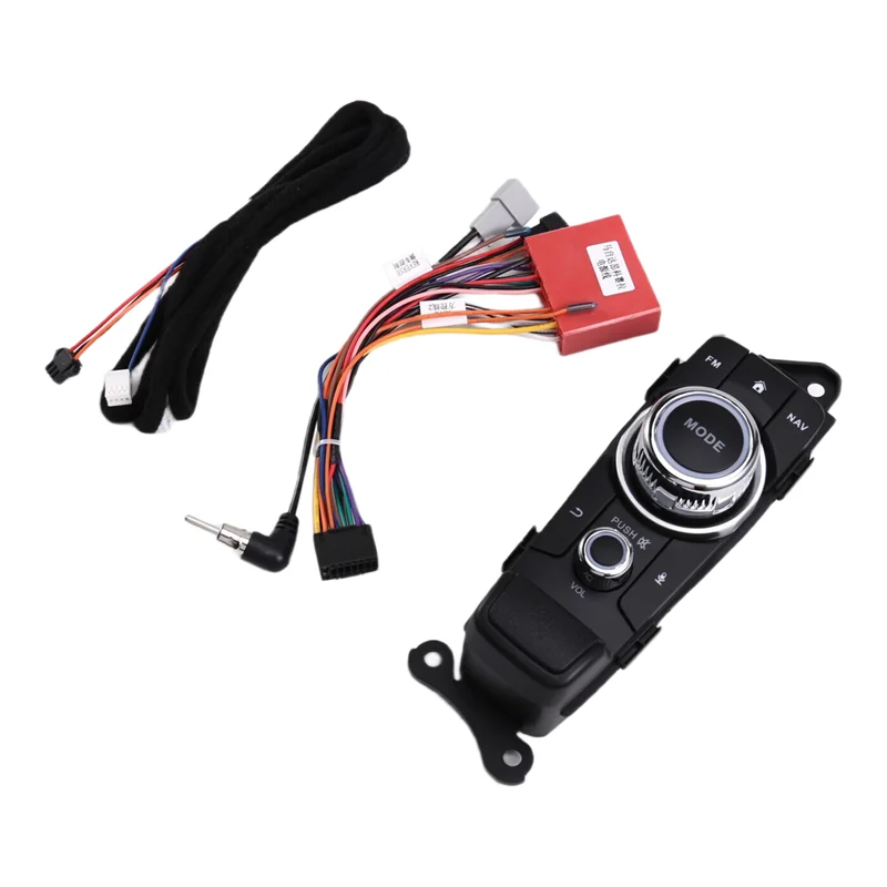 Car Central Controller Mode Knob Button Mouse NAV Controller Switch Button For Mazda CX-3 2 Demio Low-End 2014-2021