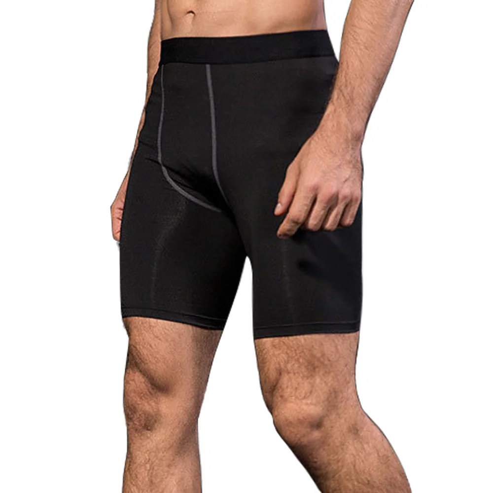 Men's Compression Shorts Men Skinny Tights Quick Dry Mens Training Sport Shorts Jogging Gym Fitness Clothing Running Short Pants