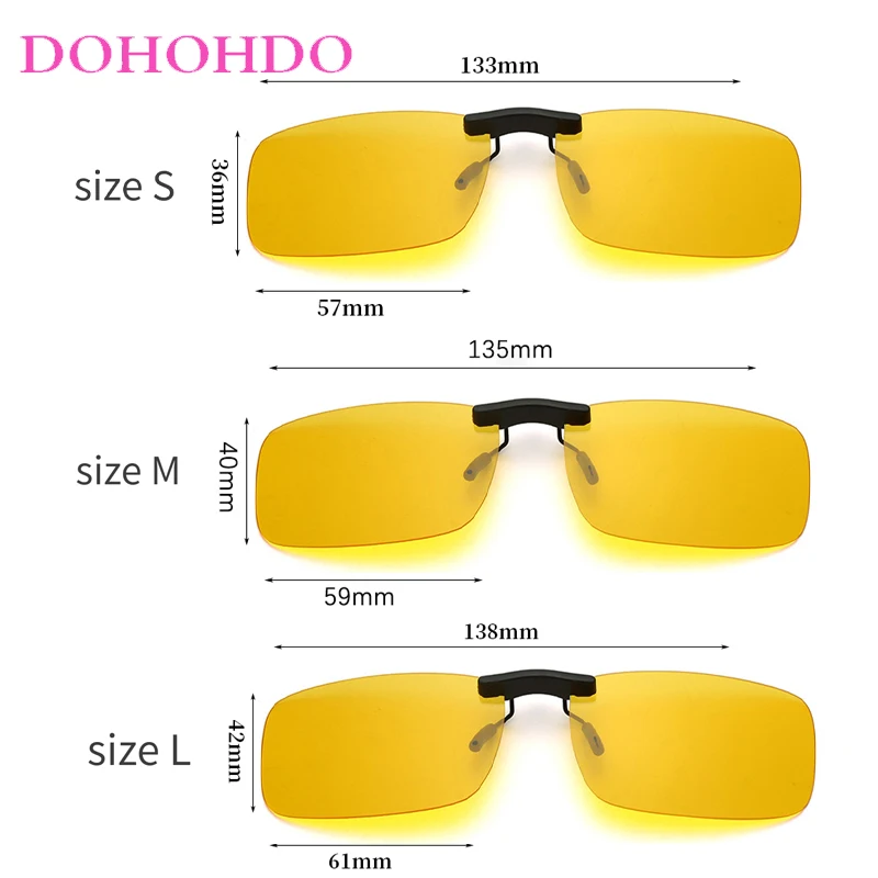 الكلاسيكية القيادة الاستقطاب للرؤية الليلية كليب على النظارات الشمسية النساء الرجال الرياضة في الهواء الطلق الدراجات المضادة للوهج نظارات lrest Очки UV400 #6