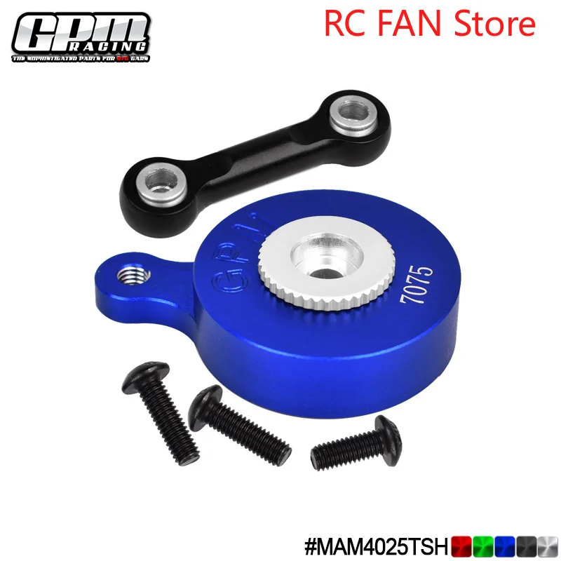 GPM Aluminum 7075 Direct Mount Servo Saver With Fix Link For 1/8 Mojave ARRMA RC