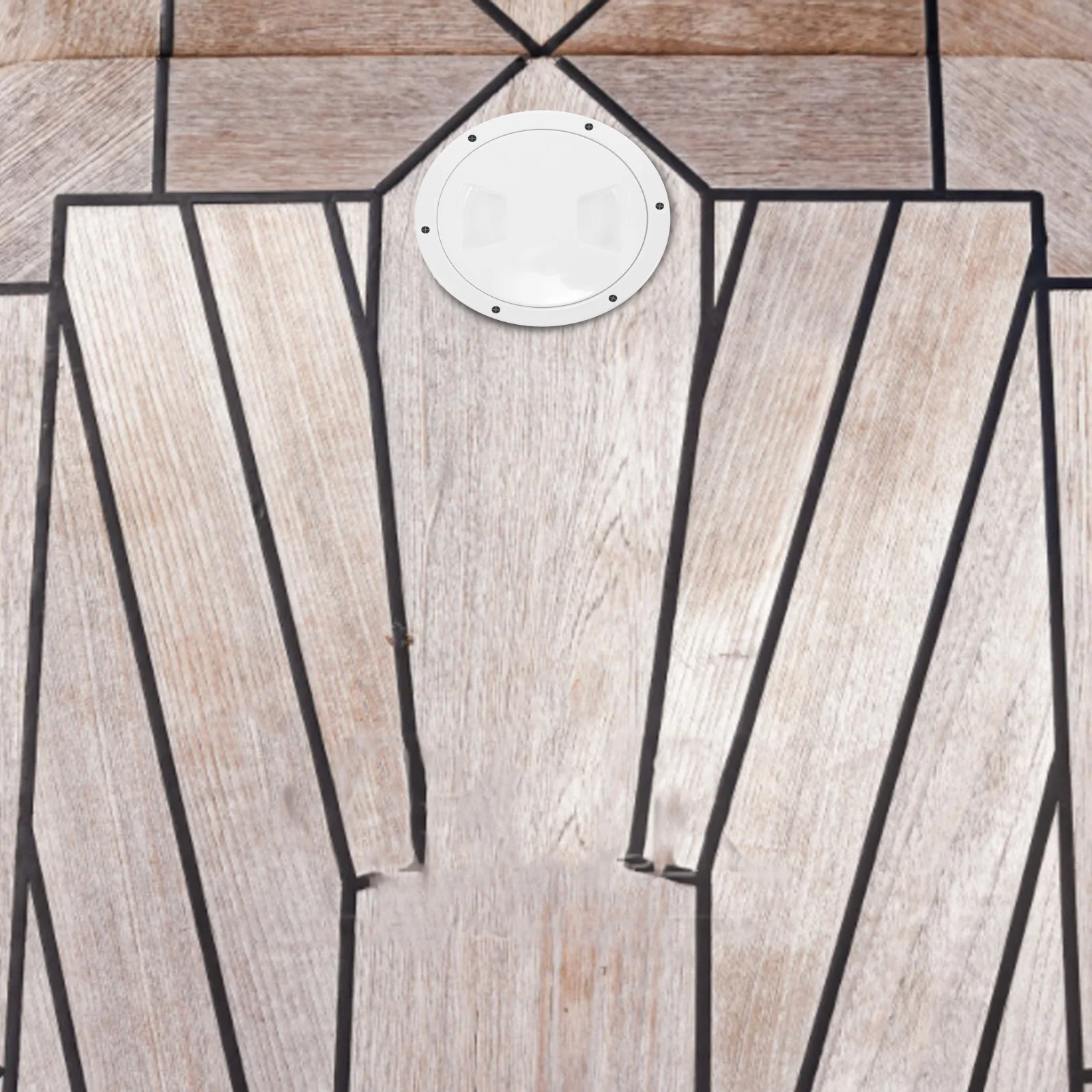 

Deck Hatch Cover Heavy Duty Non-Slip Plastic Boat Hatch Protector For Kayak Yacht Rv Marine Inspection Hole Cover