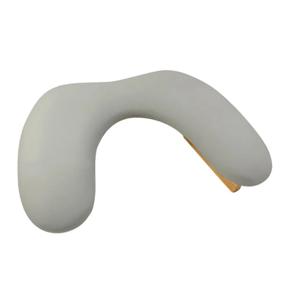 

U-образная подушка для подлокотников для ногтей, компактная поддержка рук, маникюрная подушка для рук, деревянная основа, подставка для подлокотников, подставка для дизайна ногтей, маникюрный инструмент