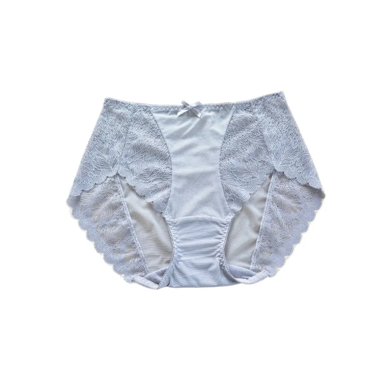S739 Lace Mesh High-Waisted Women's Underwear Large Size Long-Term Model Comfortable Women's Panties