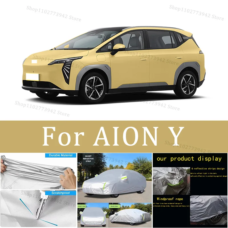 

Car cover For AION Y Full cover Waterproof sun protection cover Scratch resistant cars accessories