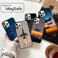 Jet Fighting Aircraft Magnetic Phone Case For iPhone 17 Air 16e 12 13 14 15 Pro Max Magsafe Wireless Cover
