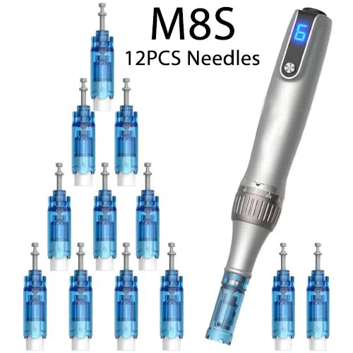 stylo-a-micro-aiguilles-pour-usage-domestique-stylo-a-micro-aiguilles-pour-soins-de-la-peau-dermapen-m8s-pour-femmes-et-hommes-aiguilles-de-longueur-025-mm