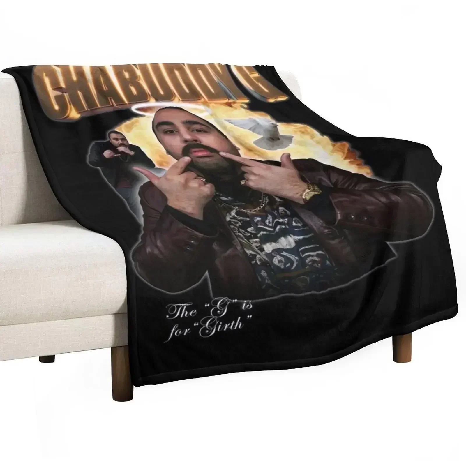 

Chabuddy G - The G is for Girth Throw Blanket Hairys Bed Blankets