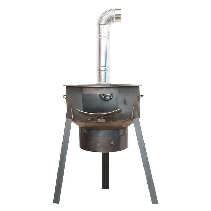 Home Rural Stove Outdoor Camping Movable Ground Pot Wood Stove Multifunction Thicken Upgraded Version New Firewood Stove