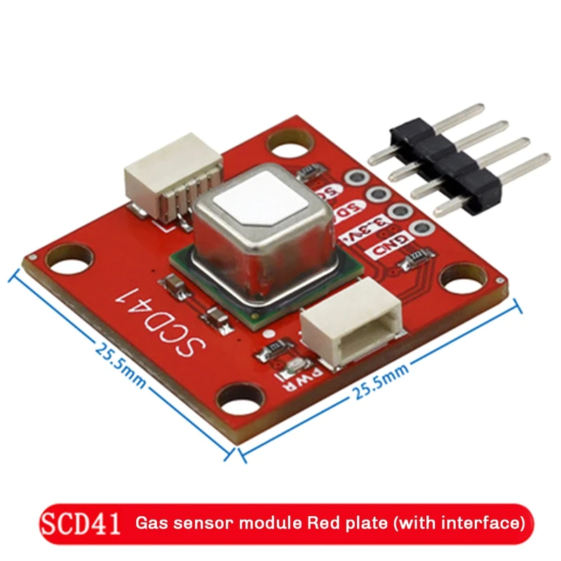 Модуль датчика газа SCD41 определяет температуру и влажность углекислого газа CO2 в одном датчике Связь I2C