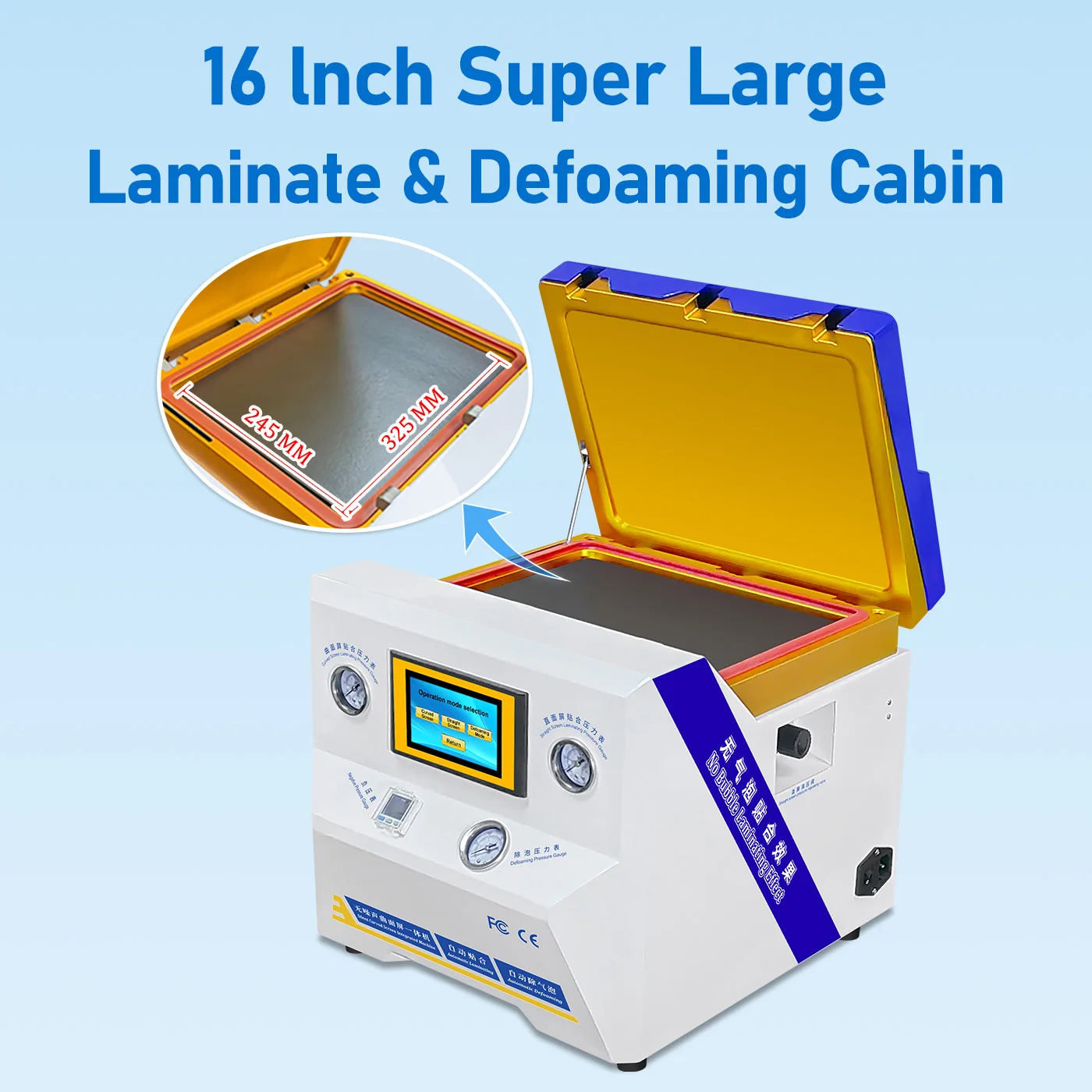 9Max Screen Laminating Debubbling All-in-One Machine UV Curing Light Box Anti-Bubble Return Curved Screen Repair Refurbishment