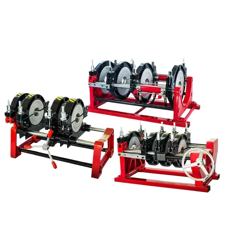 Hydraulic semi-automatic PE butt welding machine, hot melt double column