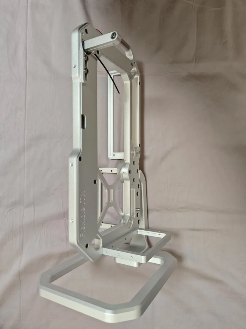 

FlexAI4 Open Frame ITX Chassis SFX PSU Adjustable Tilt Angle Aluminum Desktop Gaming Case