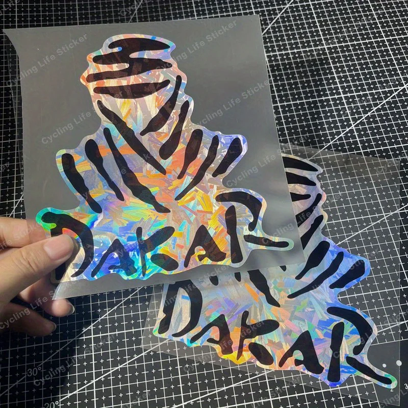 

1PC Eye - Catching Dakar Hologram Sticker, Perfect for Car Windows, Bike Frames, Toolboxes for Rally Enthusiasts