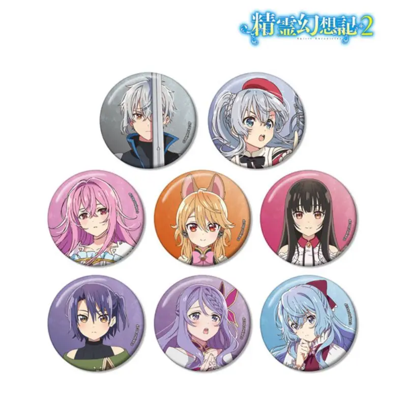 

Японские товары Armabianca Seirei Gensouki, спиртовые хроники, сезон 2, значки типа обмена, периферийные устройства