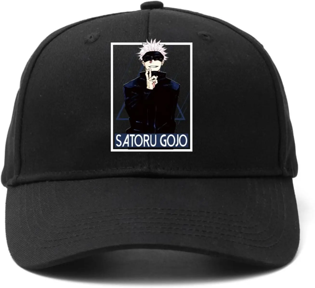 Unisex Classic Dad Trucker Hat Anime Jujutsu Kaisen Baseball Cap Cotton Adjustable Printing Baseball Cap