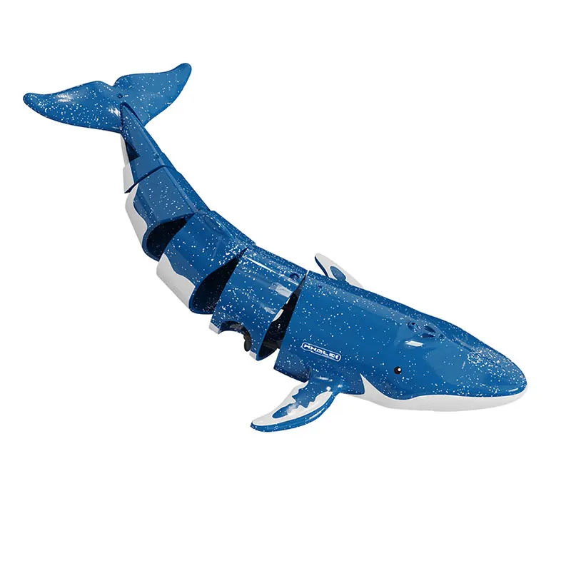 LSRC-B4 Rc Shark whale Spray Water Toy Remote Controlled Boat ship Submarine Robots Fish Smart Electric Toys For Kids Children