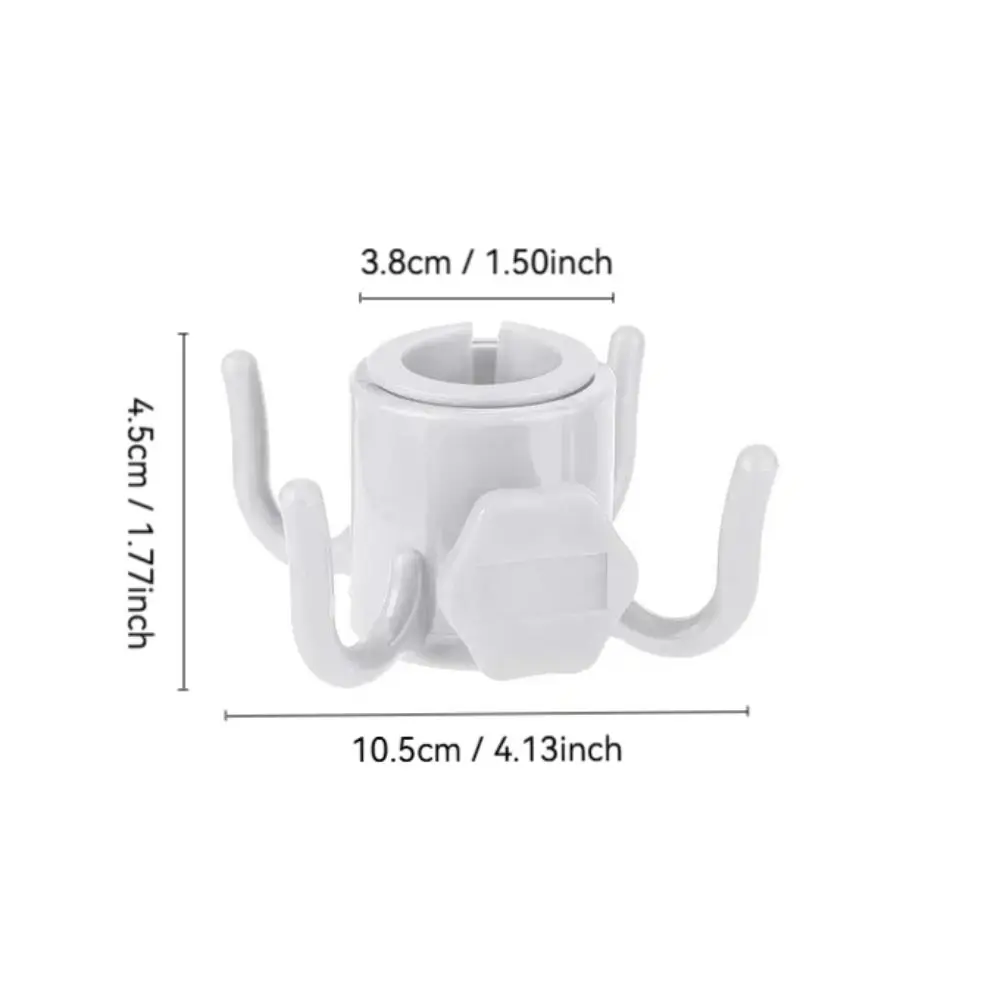 Ganchos para guarda-chuva de praia ao ar livre, economizador de espaço, versátil, suporte de armazenamento, resistente ao desgaste, útil, gancho de quatro cantos
