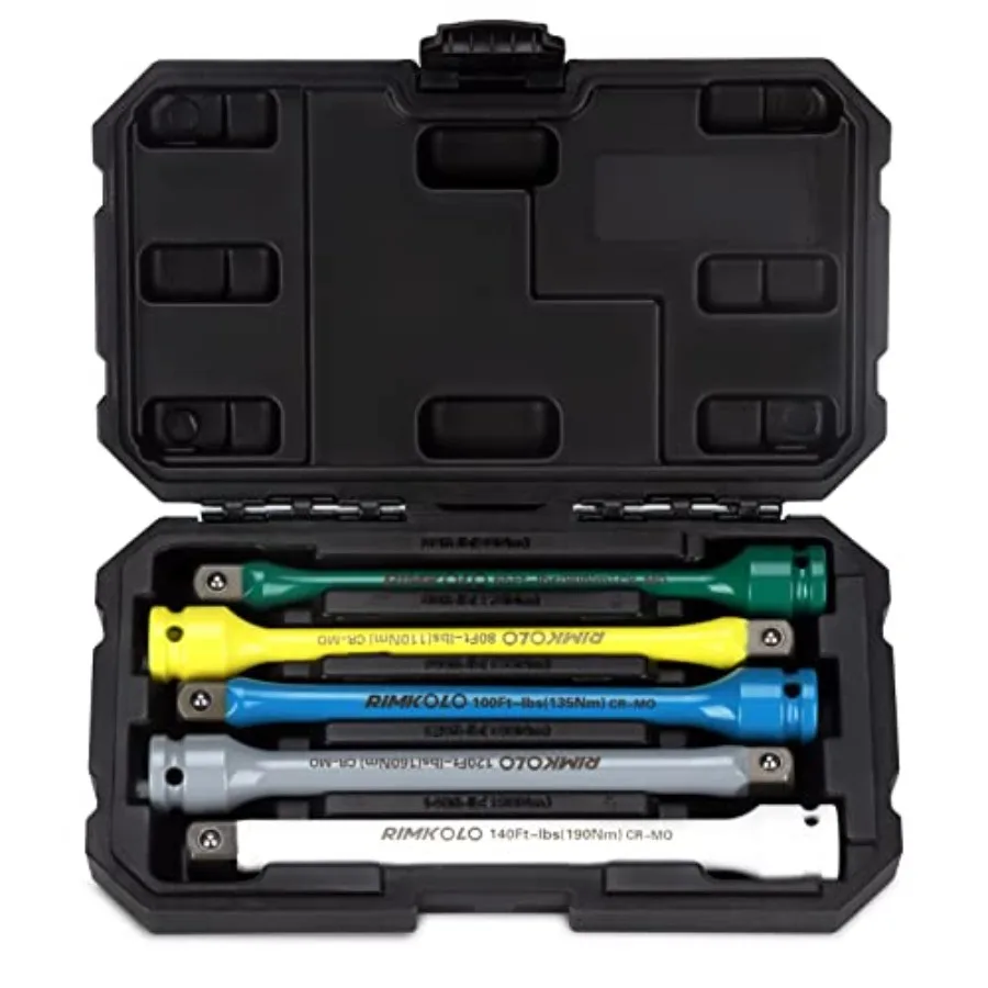 

Набор удлинителей с ограничителем крутящего момента 2 дюйма и 8-дюймовые цветные динамометрические ключи CRMO для гайковерта