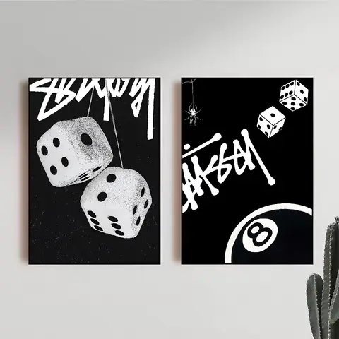 8 best sales काली दीवार कला - №2