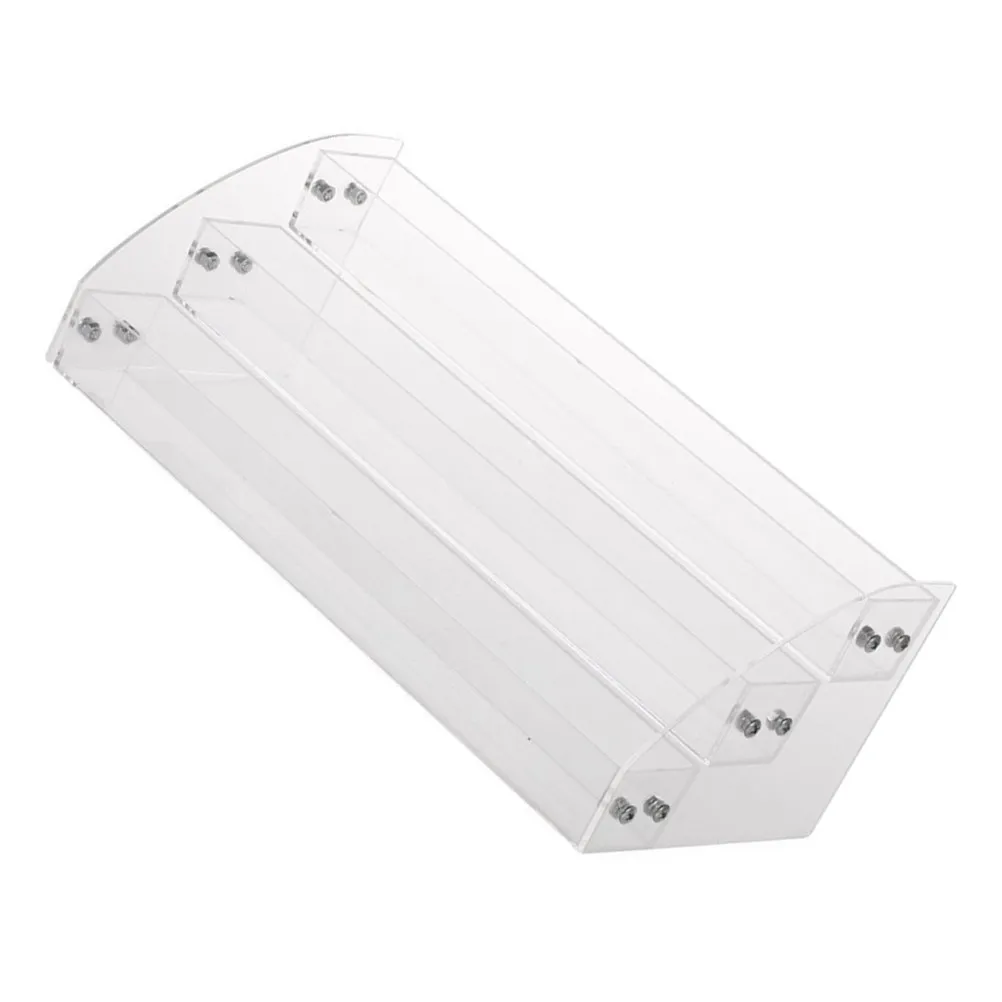 

Многоярусная прозрачная акриловая подставка-органайзер для лаков для ногтей, помад и эфирных масел, настольная витрина, экономия места