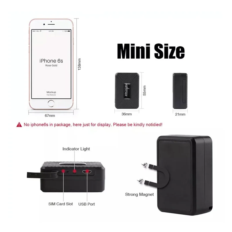 Mini GPS Tracker TKSTAR TK913 Waterproof Magnetic 2G 4G Car Tracking Device Wireless Handheld 1500mah Container Gps Locator
