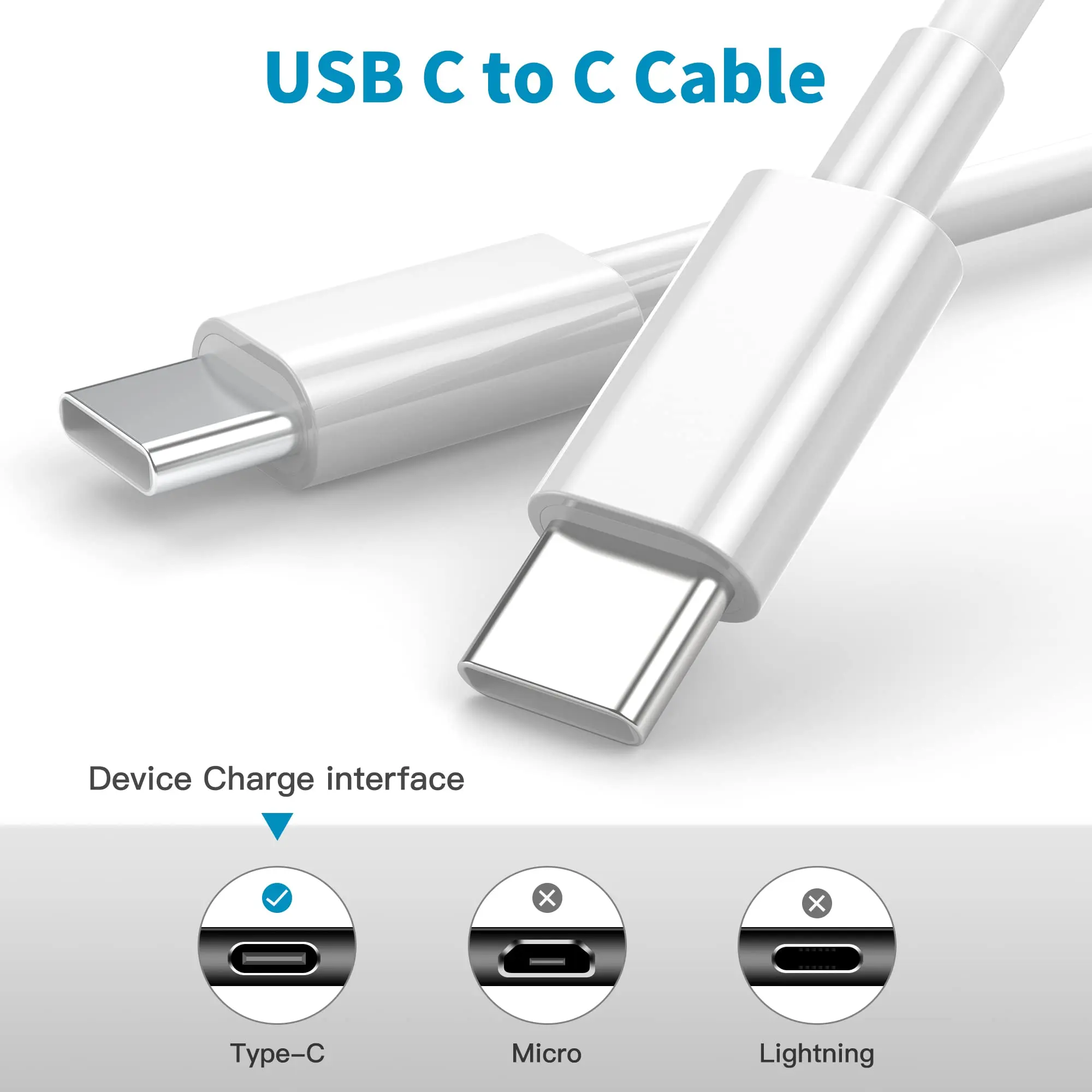 Type C To Type C Cable 88W 6A PD Fast Charging Charger for Xiaomi Huawei Samsung OPPO Realme Cell Phone Fast Data Charger Cord