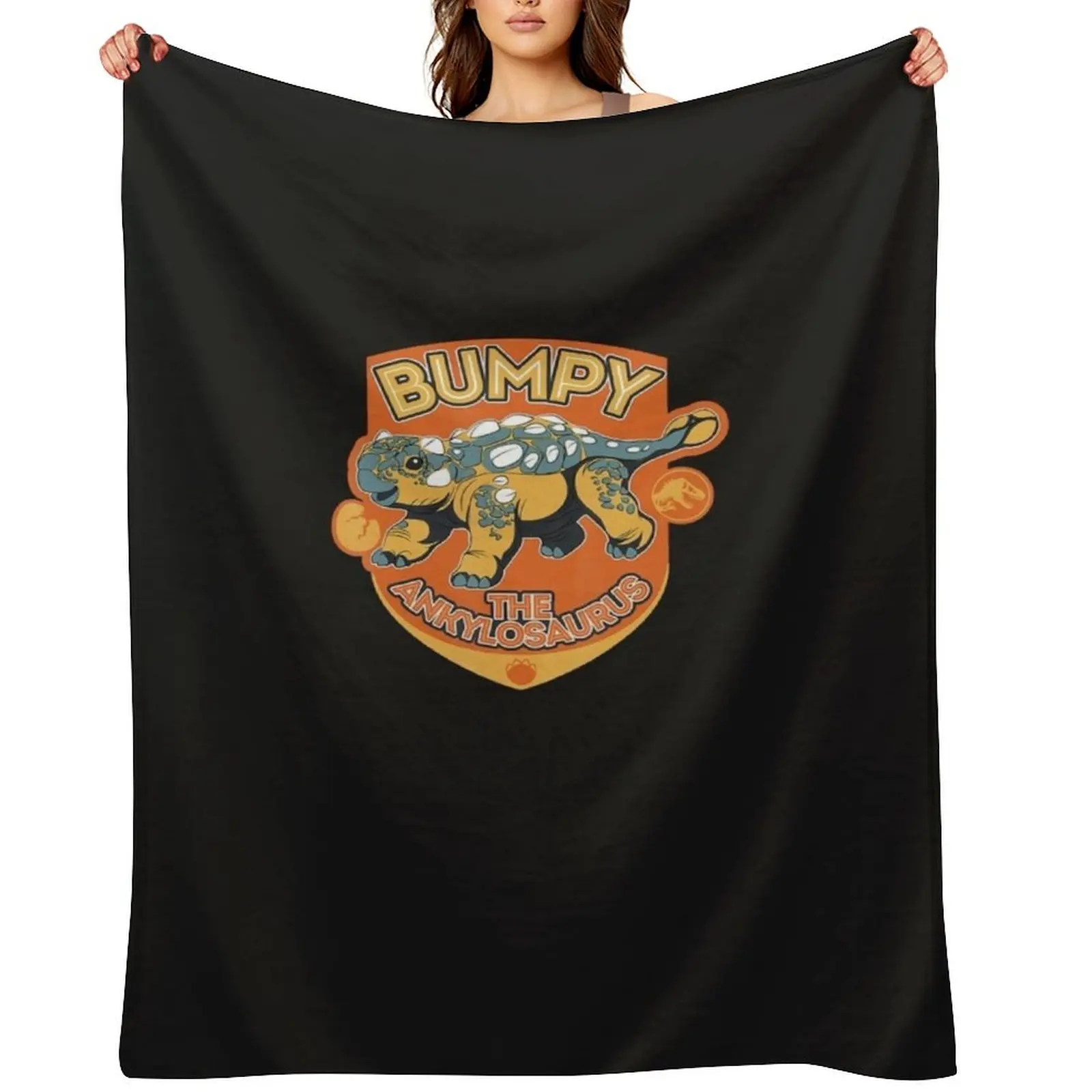 

Jurassic World Camp Cretaceous Bumpy The Ankylosaurus T-Shirt Throw Blanket Large Nap Heavy Weighted Blankets