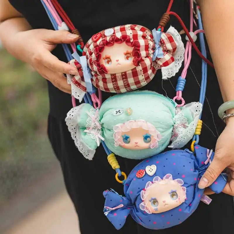 

Прекрасная серия Emma Candy House, слепая коробка, игрушки, оснащенная сумкой через плечо, аксессуарами, милая кукла, сумка на молнии, загадочная коробка, подарок